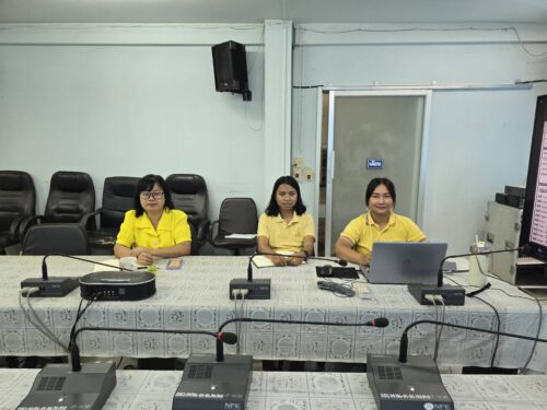 ประชุมชีแจงการดำเนินกิจกรรมคาราวานจิตอาสาพระราชทานกระทรวง พม.